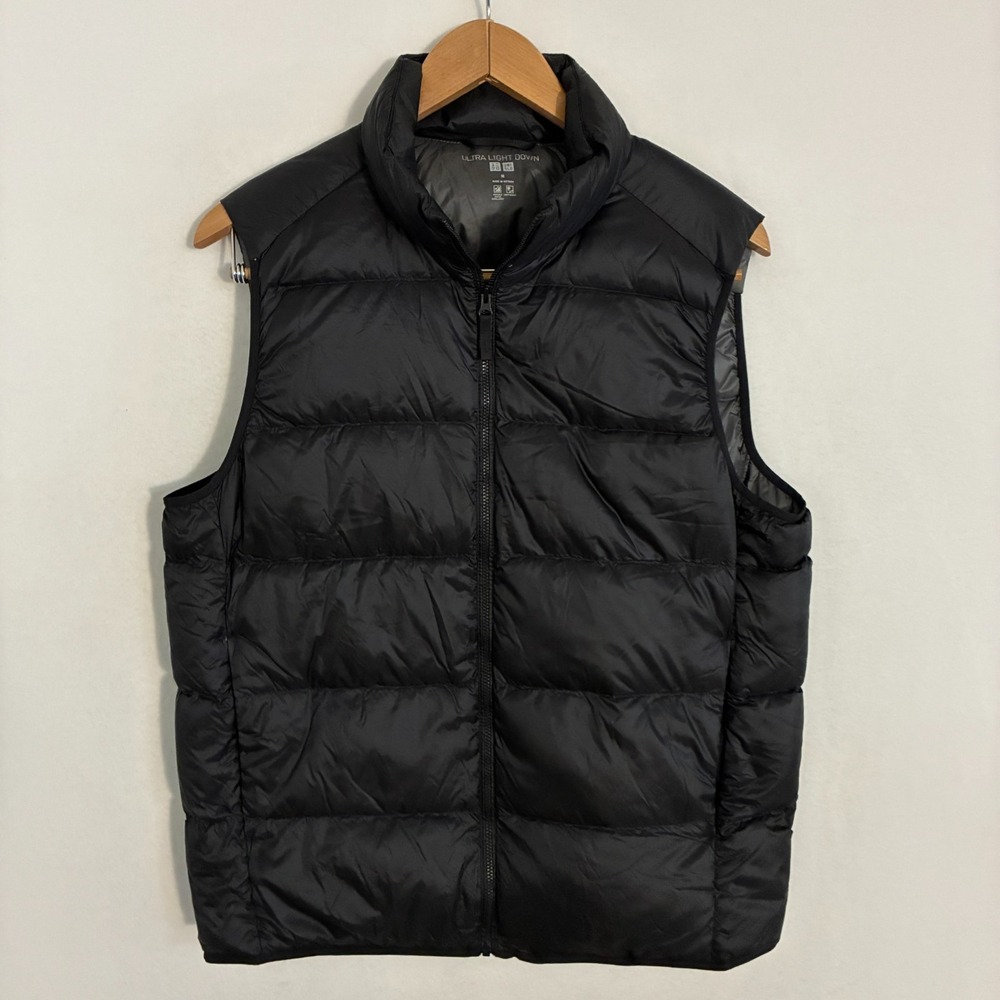 Uniqlo Ultra Light Down Puffer Vest Men's M Black Lightweight Gorpcore Street